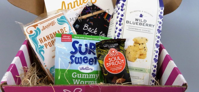 Sweets Gift Box September 2017 Subscription Box Review + 50% Off Coupon!