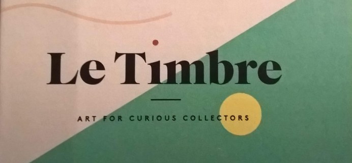 Le Timbre Subscription Box Review + Coupon – September 2017