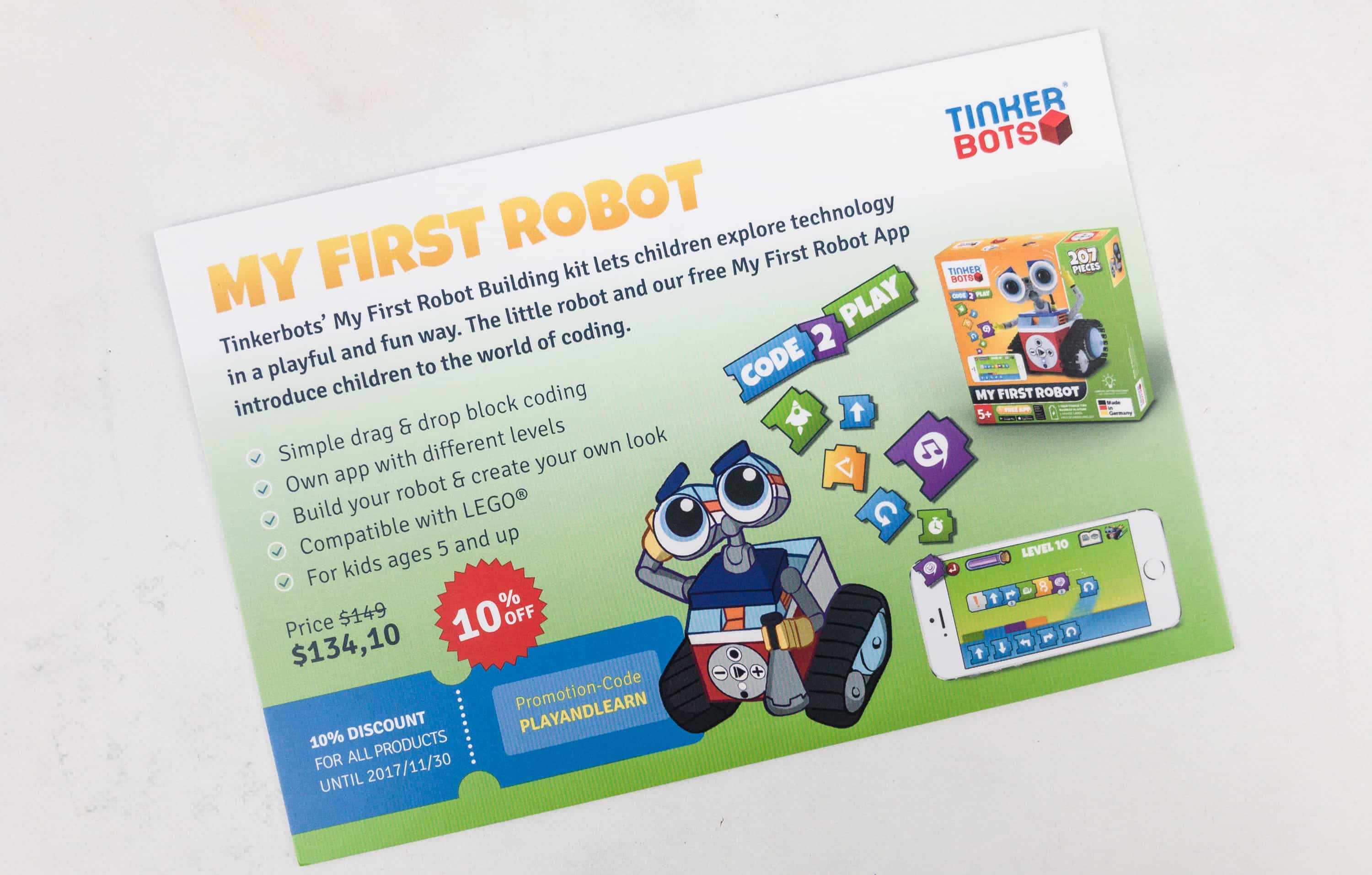 Tinkerbots my first store robot amazon