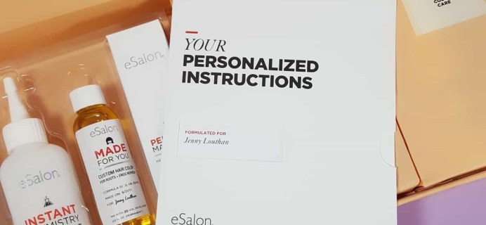 October 2017 eSalon Custom Hair Color Subscription Review + Coupon
