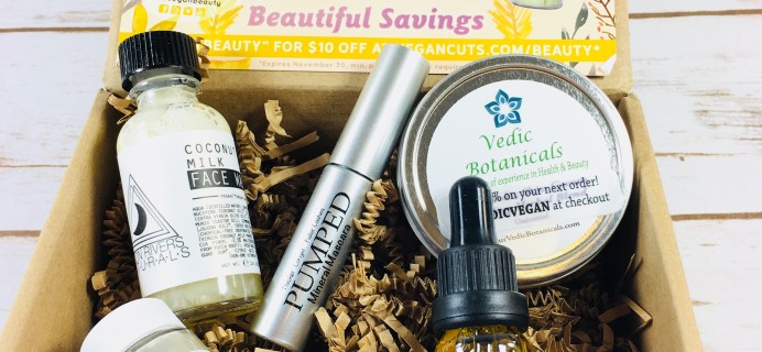 Vegan Cuts Beauty Box October 2017 Subscription Box Review