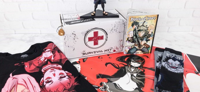 Loot Anime September 2017 Subscription Box Review & Coupons – SURVIVE
