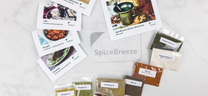 SpiceBreeze Subscription Box Review + Coupon – September 2017