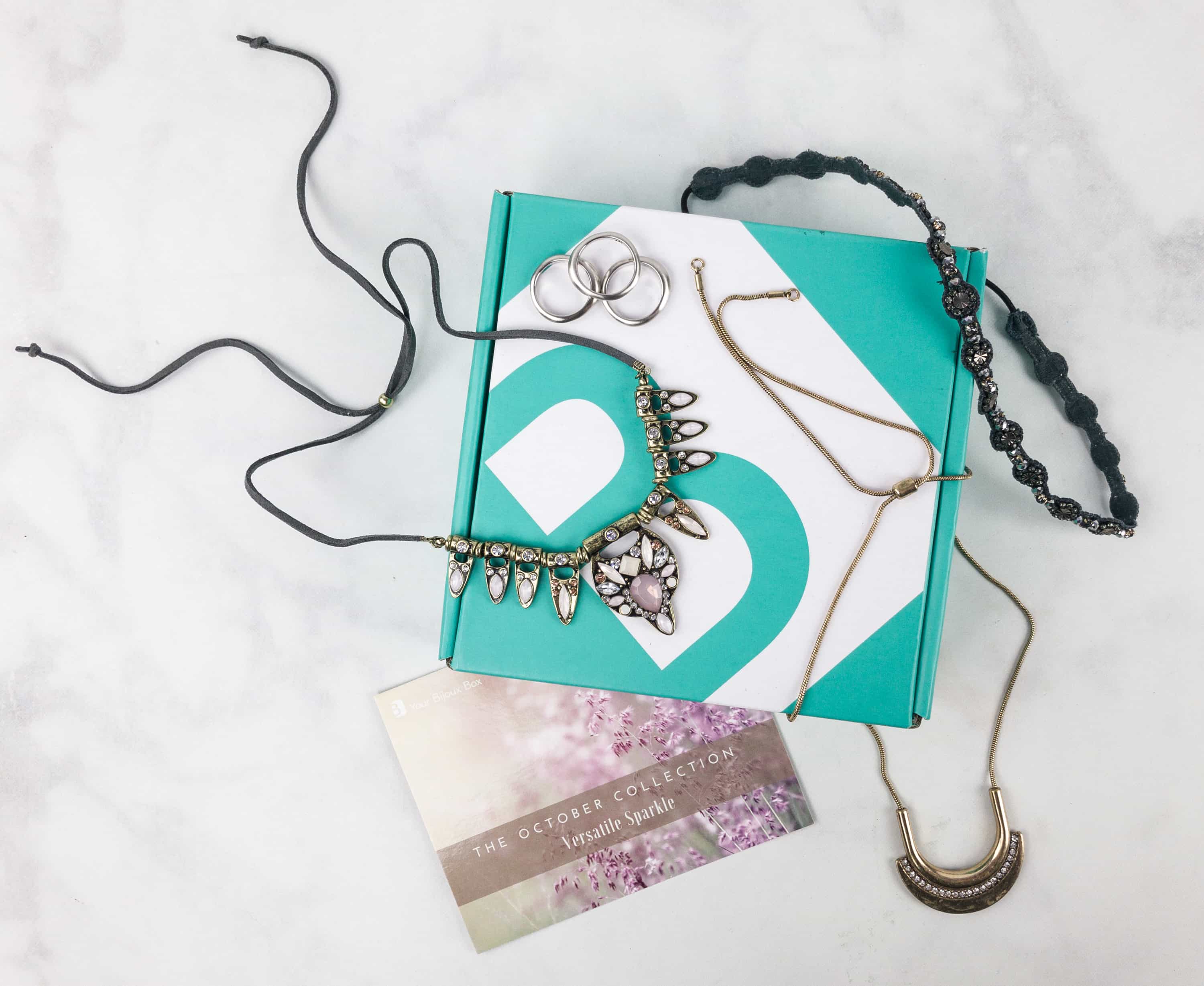 Your Bijoux Box October 2017 Subscription Box Review + Coupon