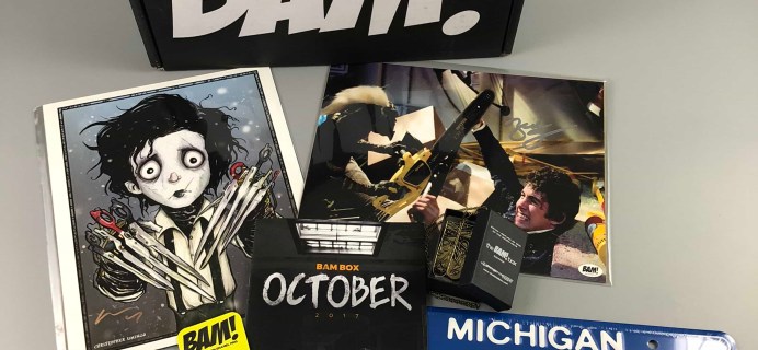 The BAM! Box October 2017 Subscription Box Review & Coupon
