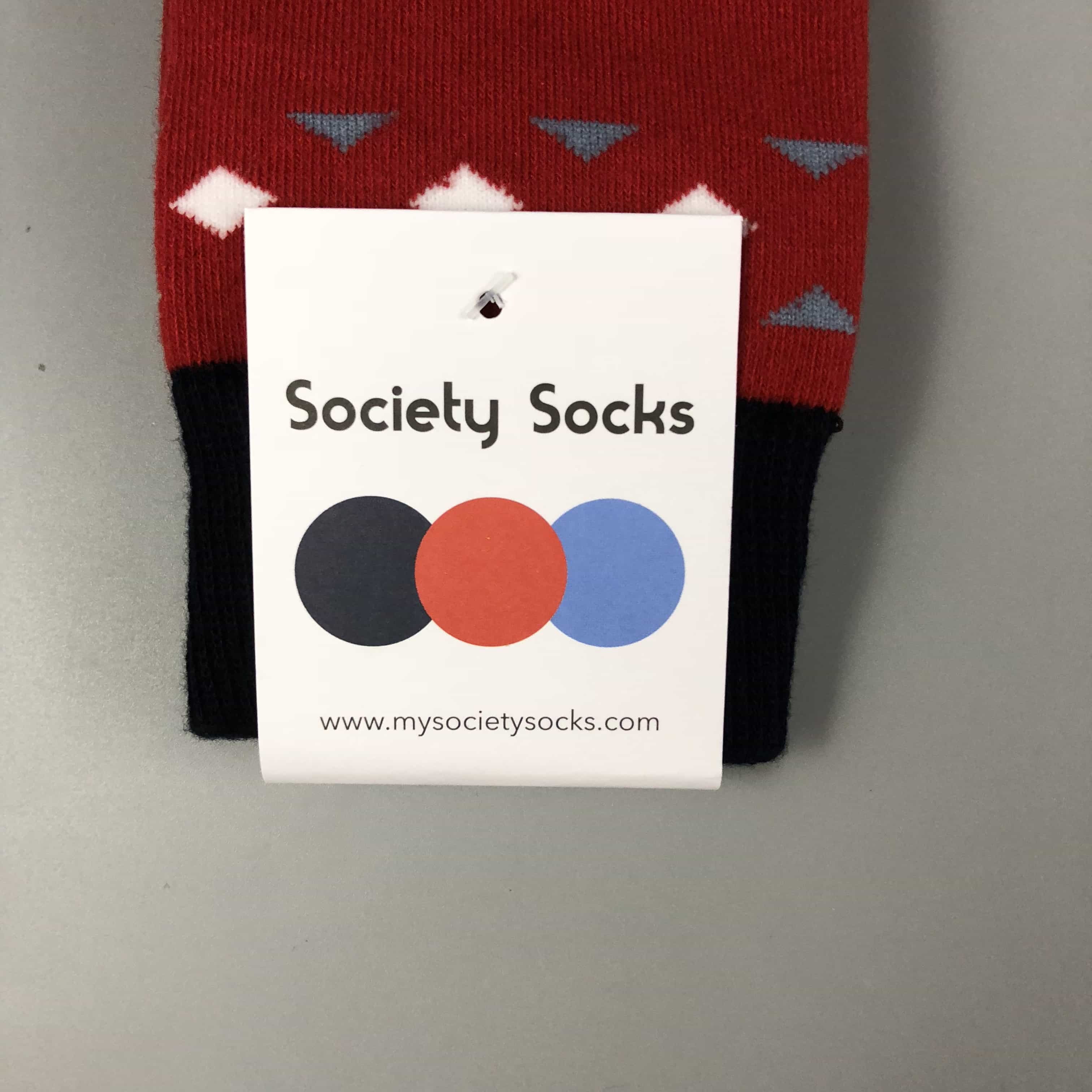 Society Socks November 2017 Subscription Box Review + 50% Off Coupon ...