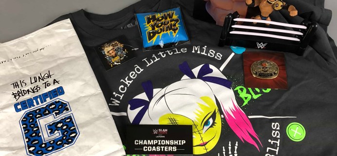 WWE Slam Crate October-November 2017 Subscription Box Review + Coupons