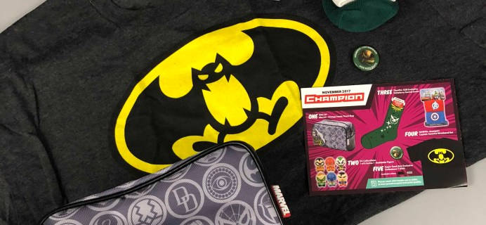 Super Geek Box November 2017 Subscription Box Review & Coupon