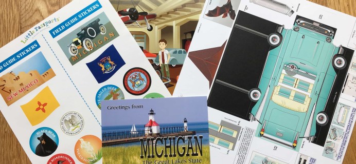 October 2017 Little Passports USA Subscription Box Review + Coupon – Michigan and New Mexico