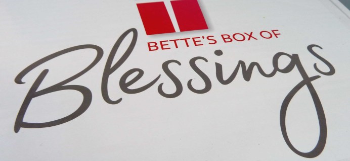 Bette’s Box of Blessings Subscription Box Review + Coupon – November 2017