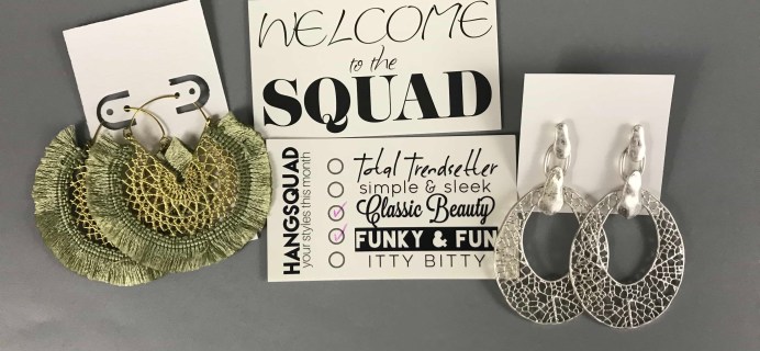 Hang Squad November 2017 Subscription Box Review + Coupon