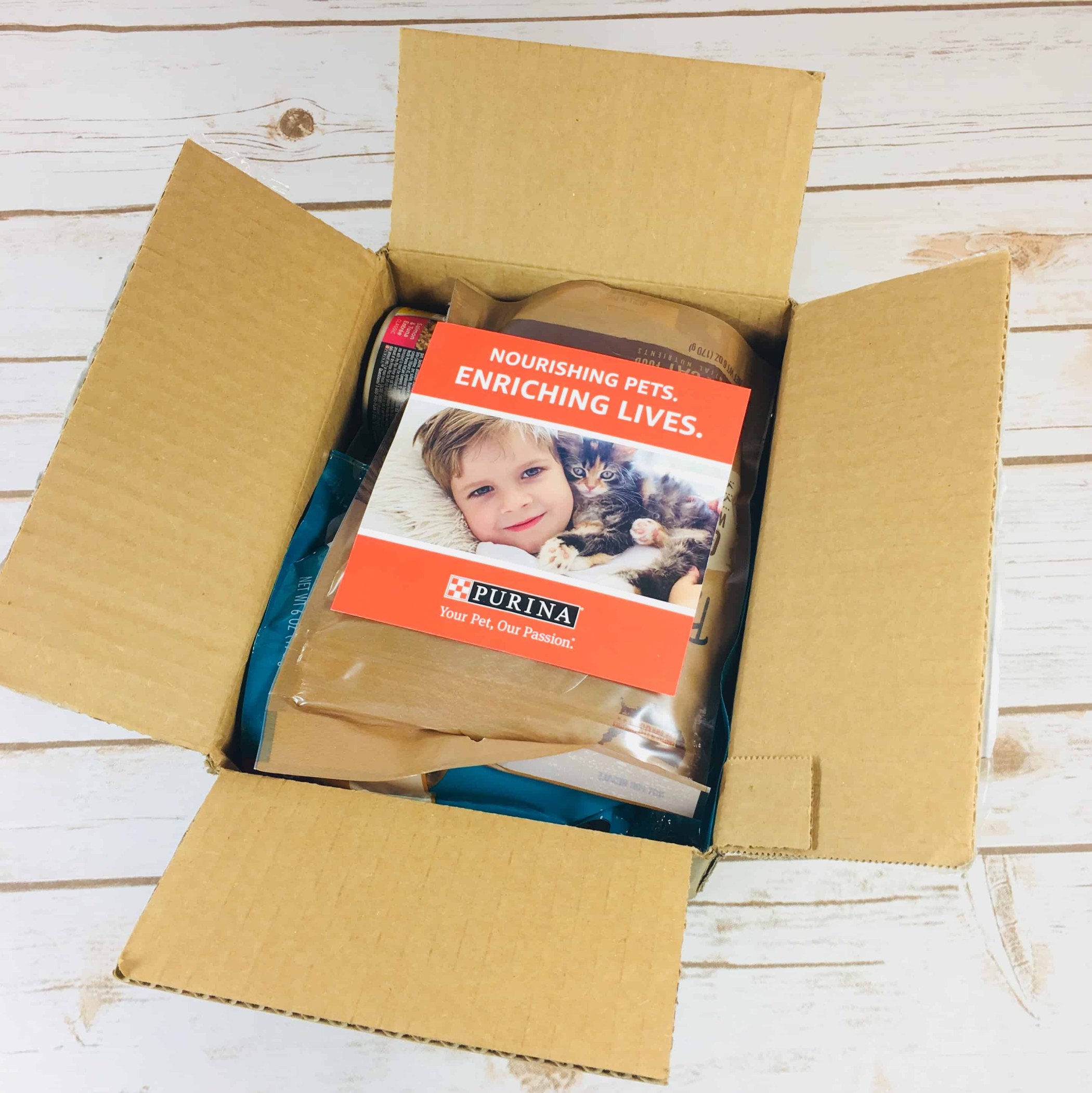 Amazon Prime Purina Cat Food Sample Box Review Hello Subscription