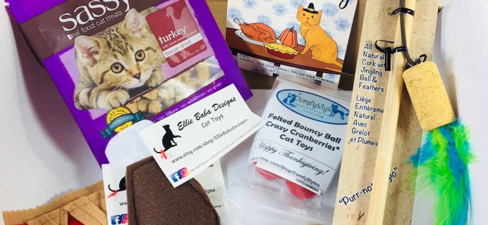 PetGiftBox November 2017 Cat Subscription Box Review + 50% Off Coupon