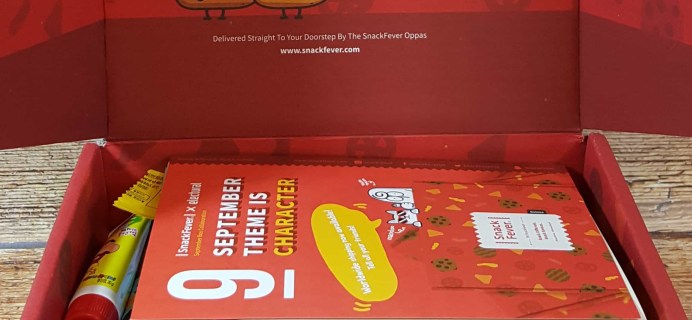 September 2017 Snack Fever Subscription Box Review + Coupon – Deluxe Box!
