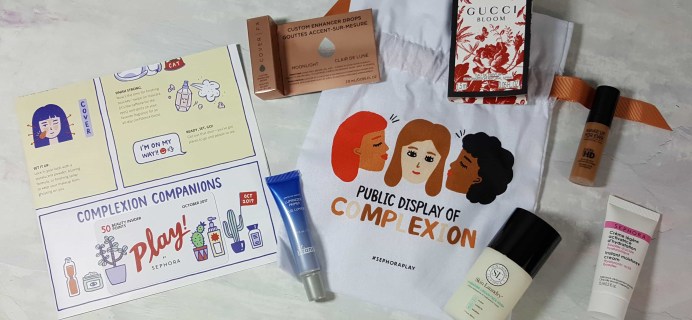 PLAY! by Sephora Subscription Box Review – October 2017