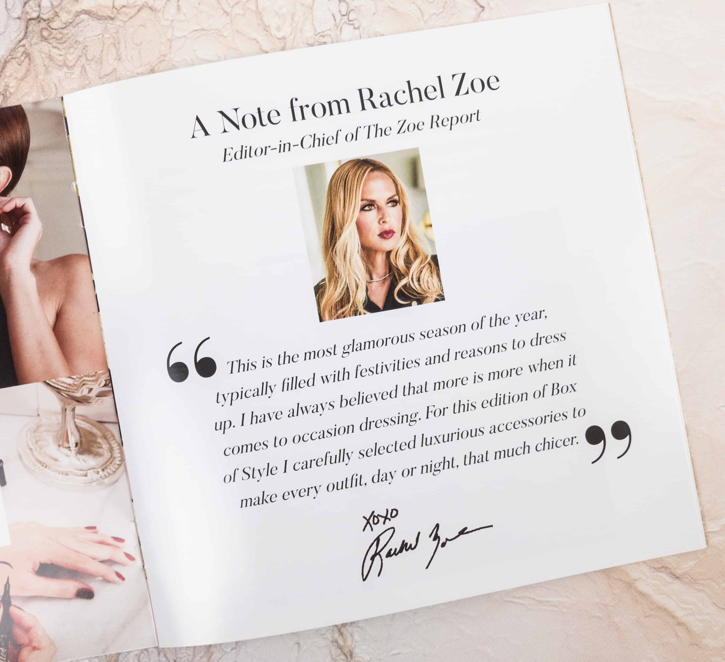 Rachel Zoe Box of Style Review - Mack in Style