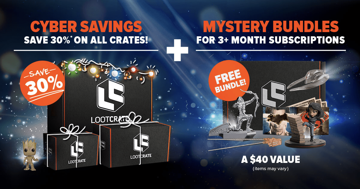 Halo Legendary Crate Black Friday Coupon - Save 30% + Mystery Bundles for  3+ Month Subscriptions! - Hello Subscription