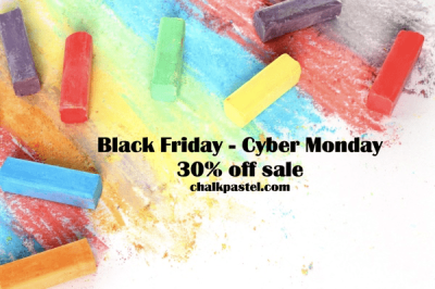You Are An Artist Chalk Pastel Video Art Lessons Cyber Monday Deal – Save 30%!