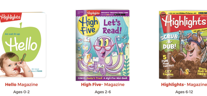 Highlights Magazine & Book Club Black Friday Deals: Up to $10 Off, Free Gifts, Try a Club FREE!
