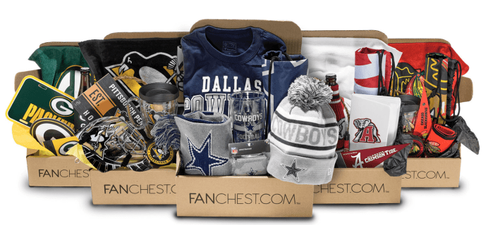 Fanchest Pre Cyber Monday Sports Fan Subscription Box Deal: 20% Off Sitewide!