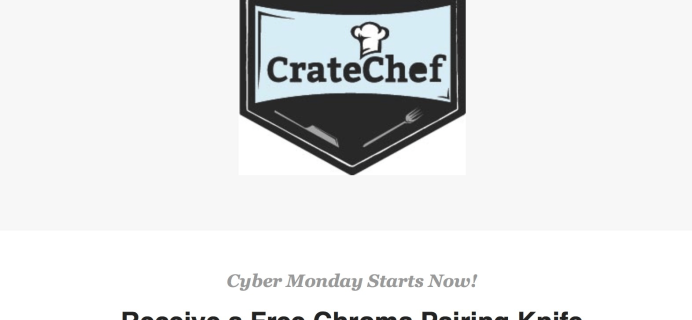 CrateChef 2017 Cyber Monday Deal: Free Chroma Pairing Knife!