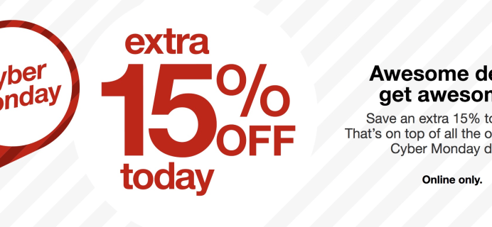 Target Cyber Monday Deal: Save 15% On Everything!