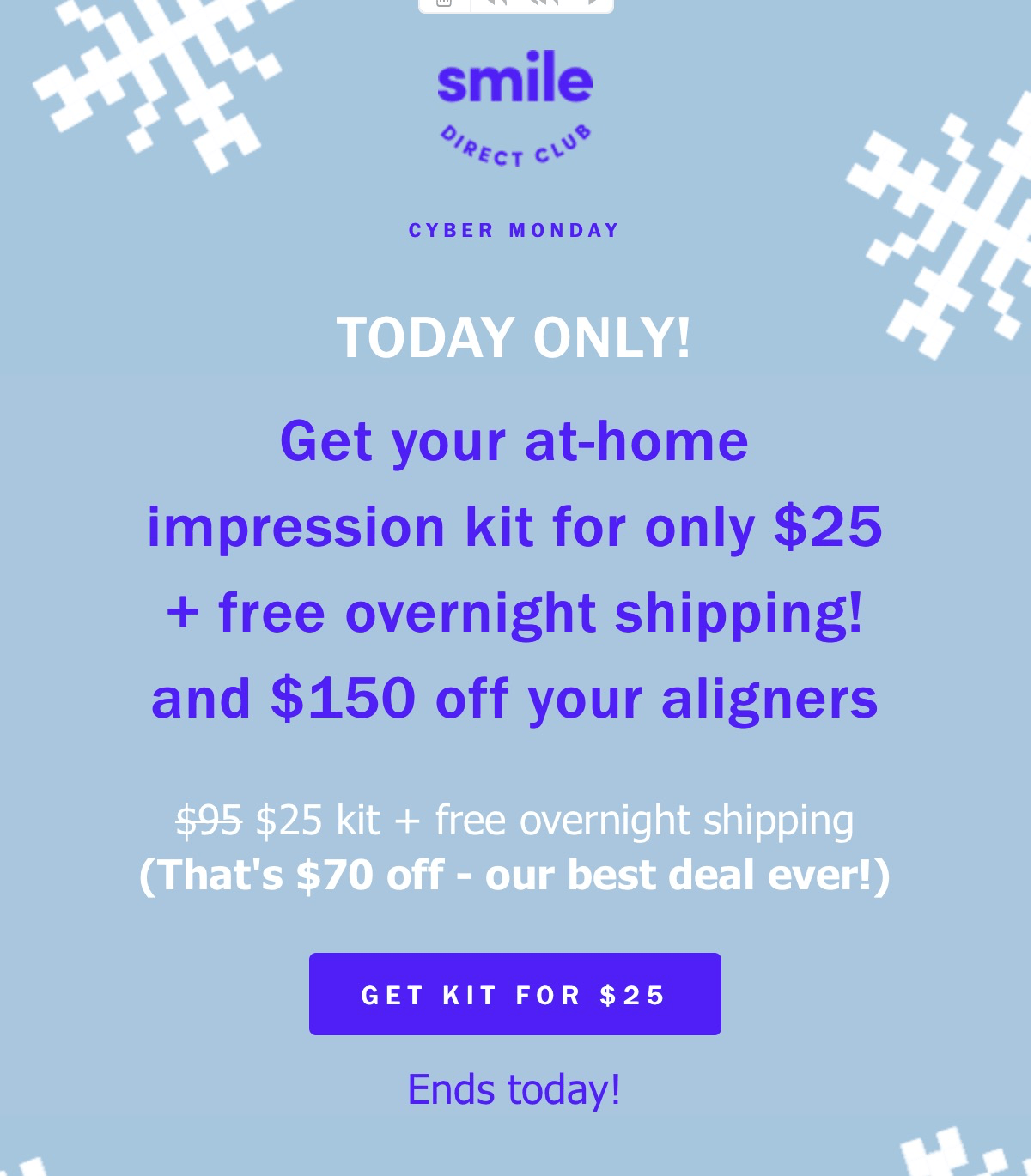 Smile Direct Club Cyber Monday Coupon Impression Kit 35 Shipped