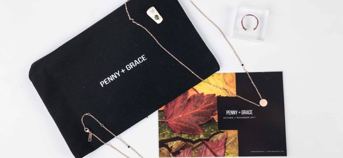 Penny + Grace November 2017 Subscription Box Review + 50% Off Coupon