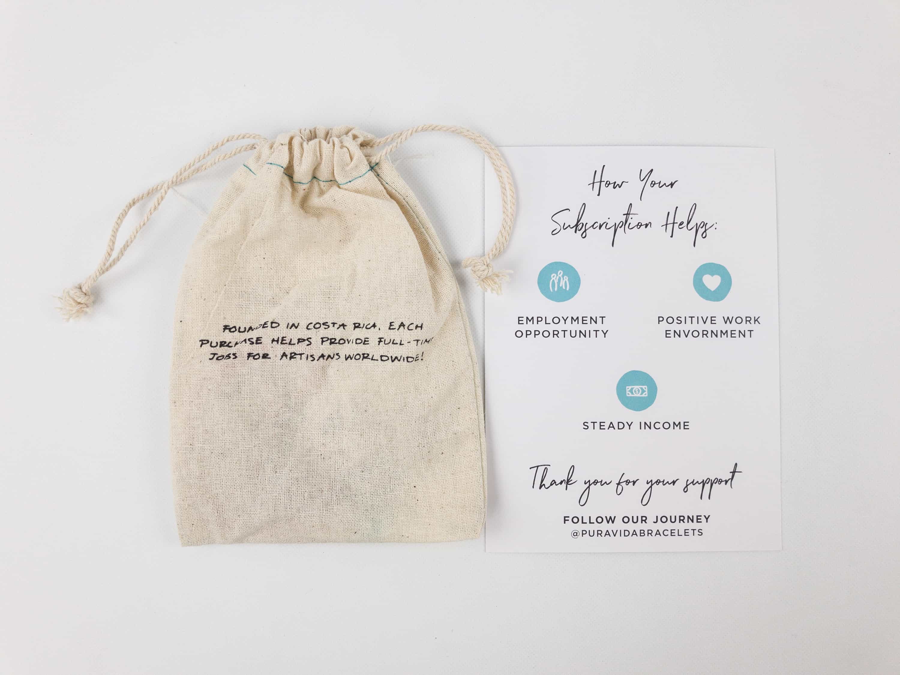 Pura Vida Monthly Club November 2017 Subscription Box Review - Hello ...