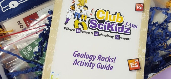 Club Scikidz Labs November 2017 Subscription Box Review + Coupon – Geology Rocks