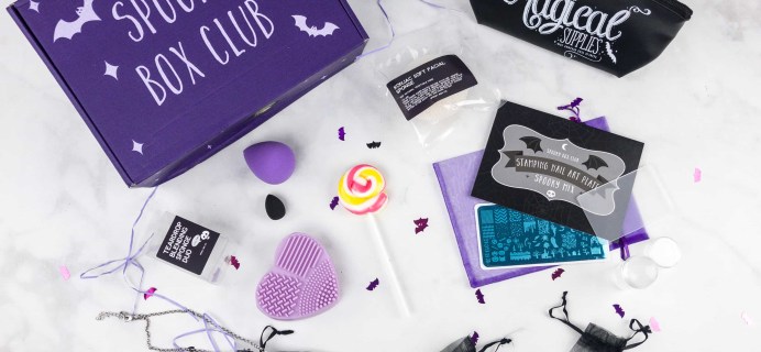 Spooky Box Club November 2017 Subscription Box Review – Glamour Ghouls