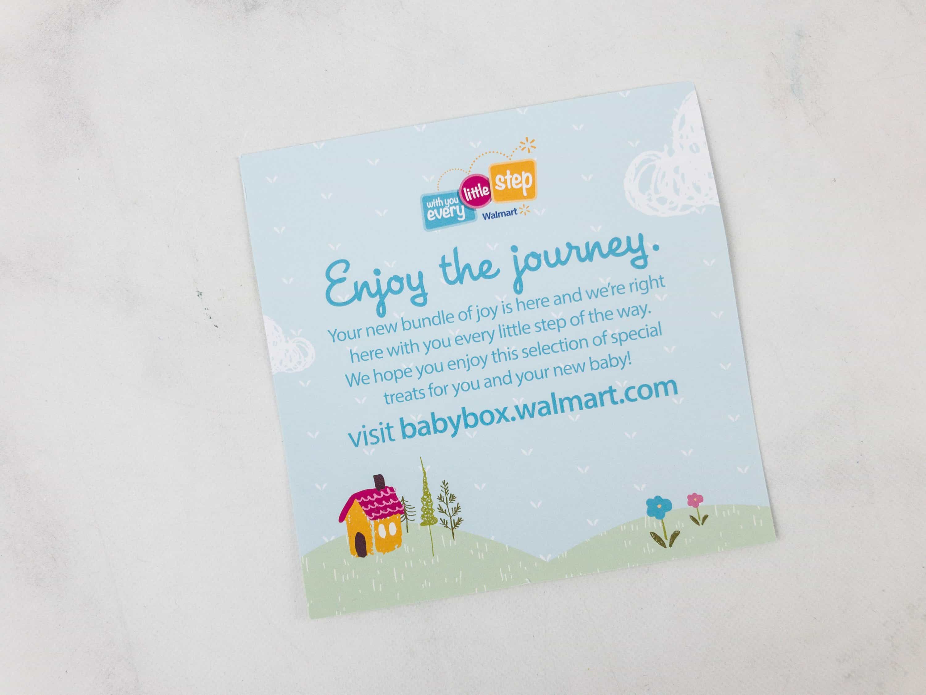 Walmart baby hot sale box prenatal