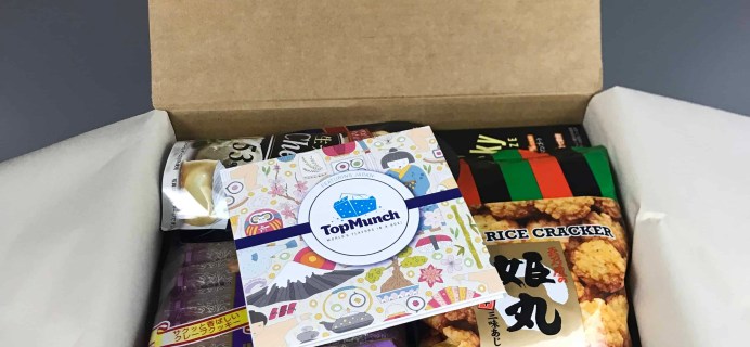 TopMunch November 2017 Subscription Box Review + Coupon – Japan