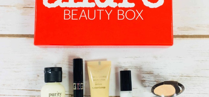 Allure Beauty Box December 2017 Subscription Box Review & Coupon