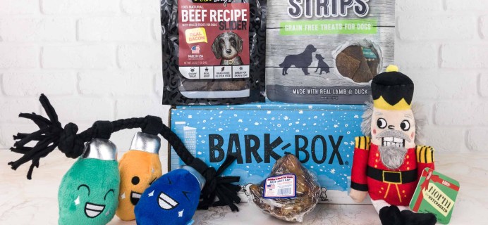 Barkbox December 2017 Subscription Box Review + Coupon