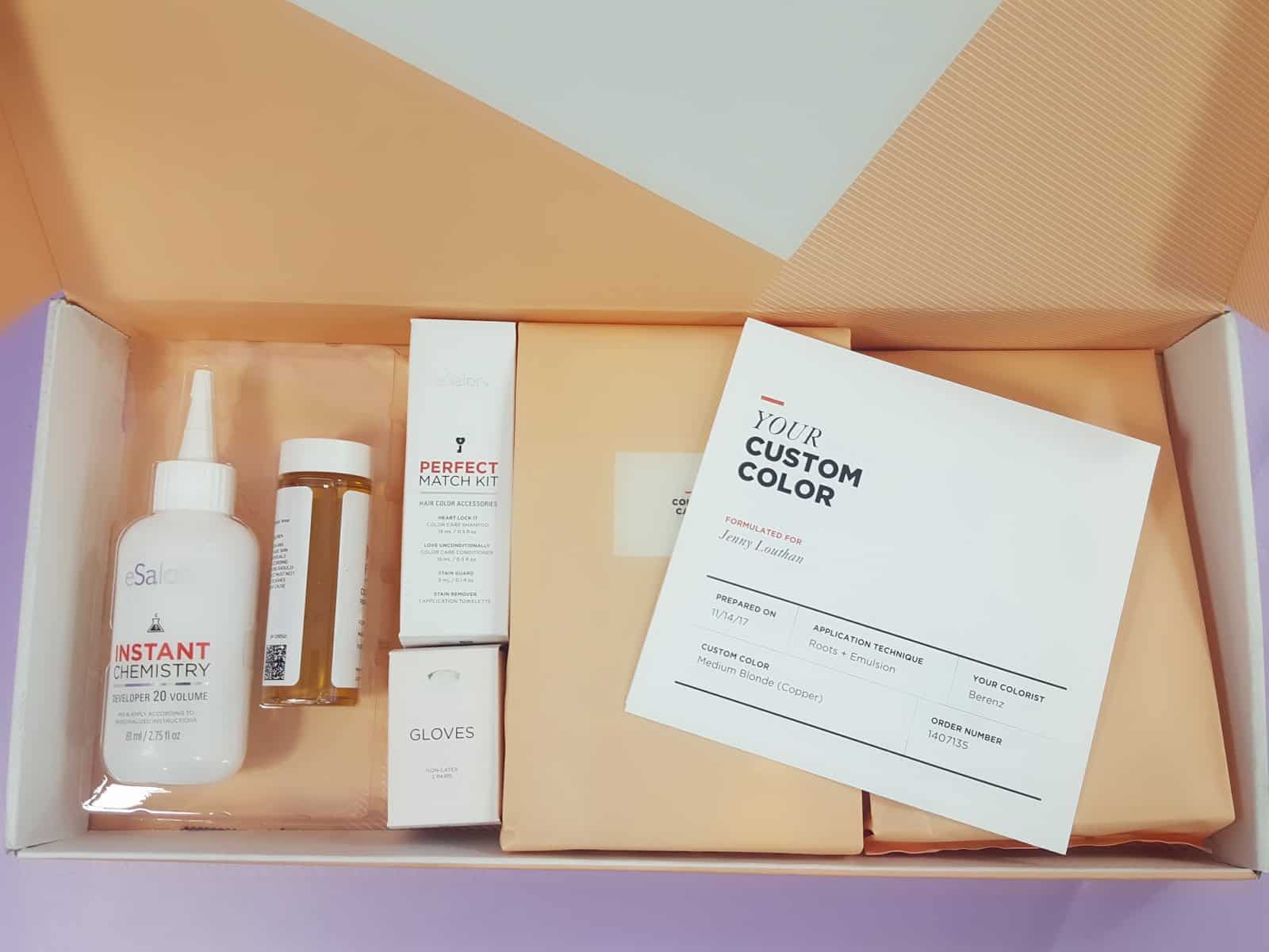 December 2017 eSalon Custom Hair Color Subscription Review + Coupon