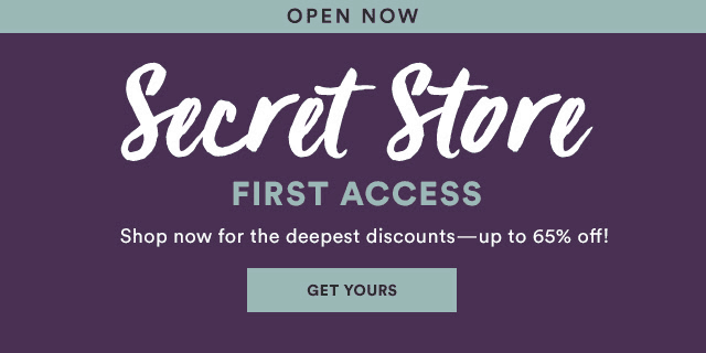 Julep March 2018 Secret Store Open!
