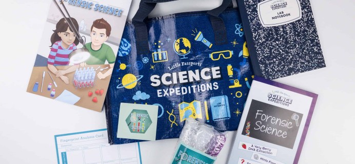 Little Passports Science Expeditions Subscription Box Review – Forensic Science Box!