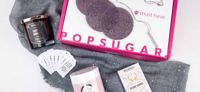 POPSUGAR Must Have Box December 2017 Review & Coupon