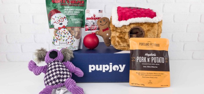 PupJoy December 2017 Subscription Box Review + Coupon