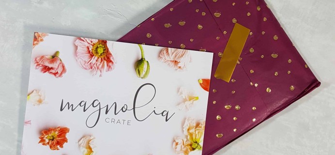 Magnolia Crate Subscription Box Review & Coupon – January 2018