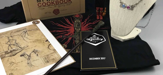 Geek Gear World of Wizardry December 2017 Subscription Box Review