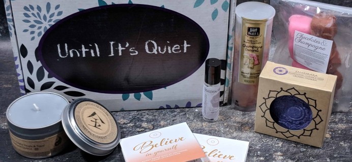 Until it’s Quiet Subscription Box Review – January 2018