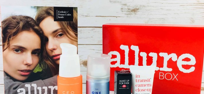 Allure Beauty Box January 2018 Subscription Box Review & Coupon