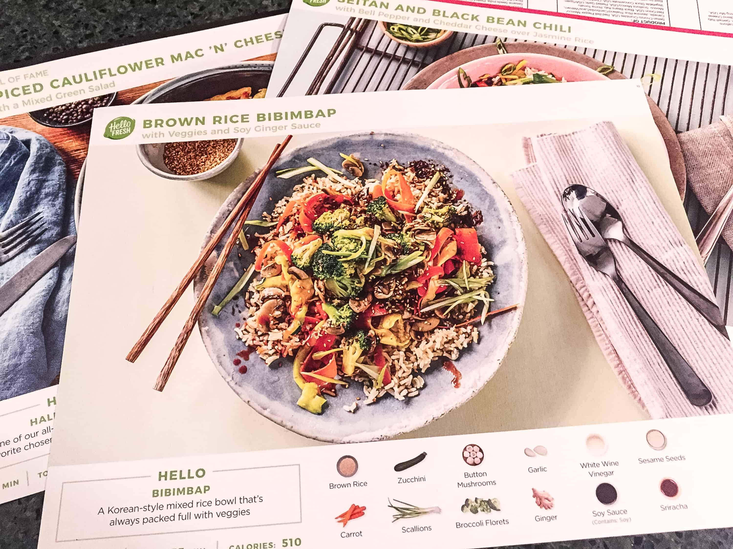 Hello Fresh Vegetarian Subscription Box Review   Coupon December 2017