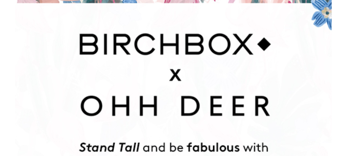 Birchbox UK January 2018: Ohh Deer Collab!