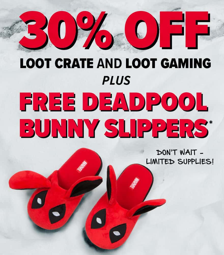 deadpool bunny slippers