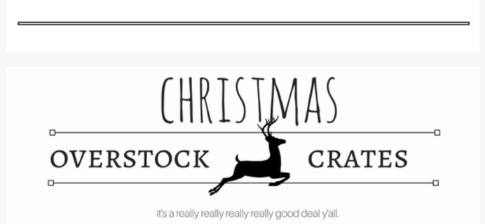 Gable Lane Crates Overstock Christmas Mystery Crate Available Now + Coupon!