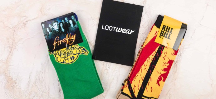 Loot Socks by Loot Crate December 2017 Subscription Box Review & Coupon