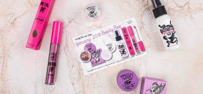 Medusa’s MakeUp Beauty Box Subscription Box Review – January 2018